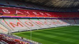 Allianz Arena inför uppstarten av Bundesliga 2025/26.